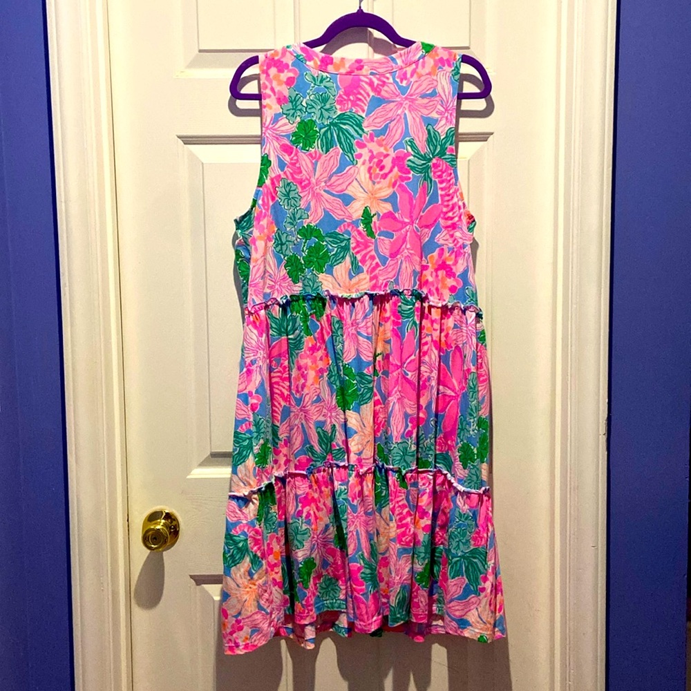 Lilly Pulitzer Lorina Dress XLarge EUC/ Like New in “Multi Tiger’s Lair” - Picture 10 of 10